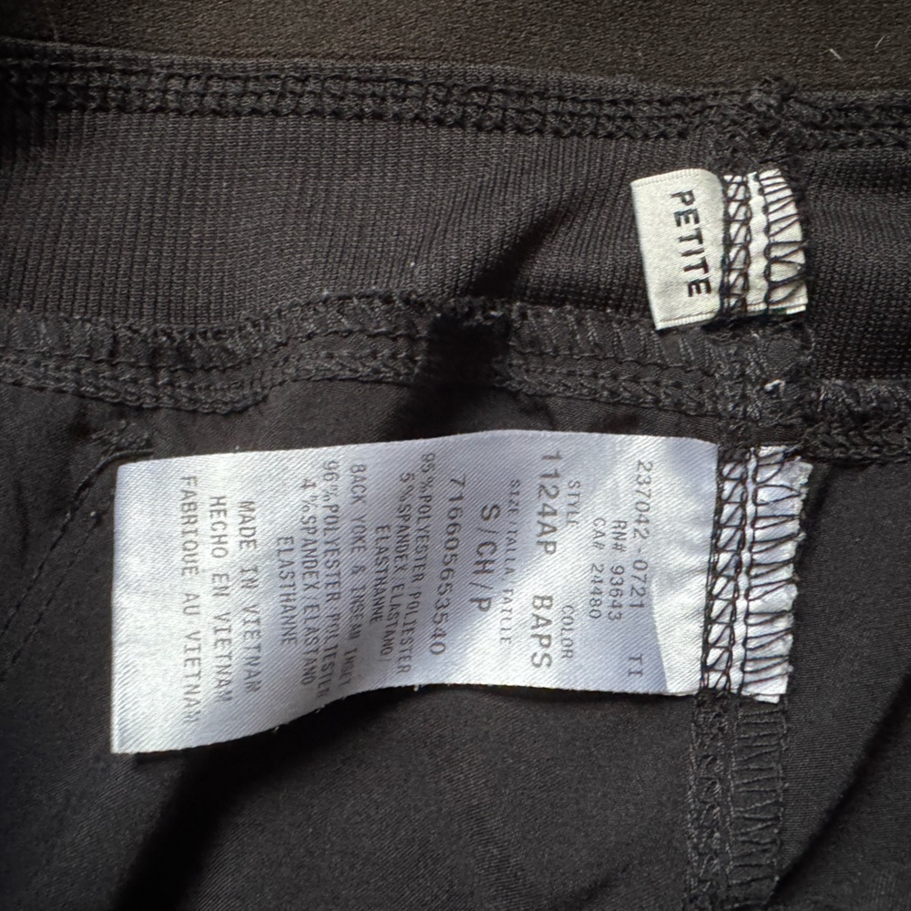 Cherokee Infinity Black Women's Scrub Pants - Picture 5 of 6